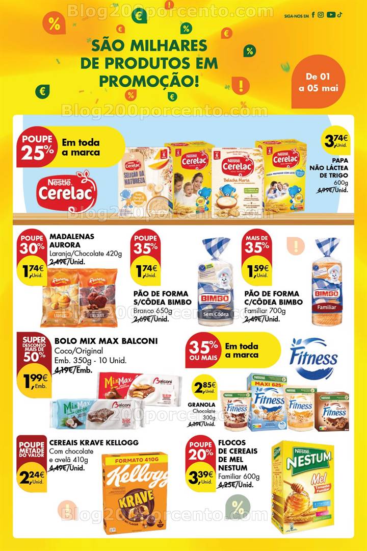 Antevisão Folheto PINGO DOCE Especial 1 de maio - só de 1 maio 