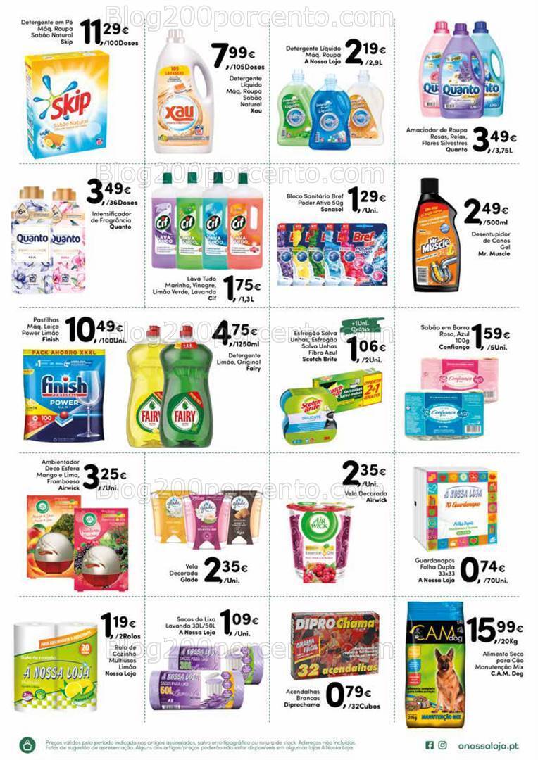 Antevisão Folheto A NOSSA LOJA Promoções de 25 novembro a 8 dezembro