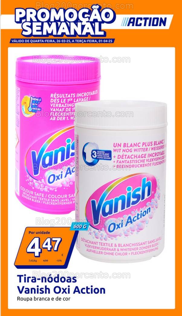 Antevisão Folheto ACTION Promoções de 26 março a 1 abril
