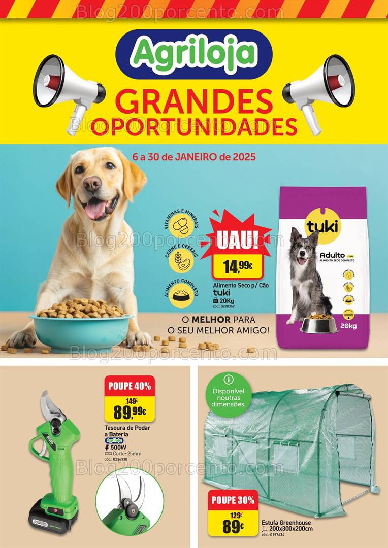 Antevisão Folheto AGRILOJA Promoções de 6 a 30 janeiro