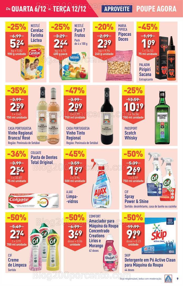 Antevisão Folheto ALDI Promoções de 6 a 12 dezembro