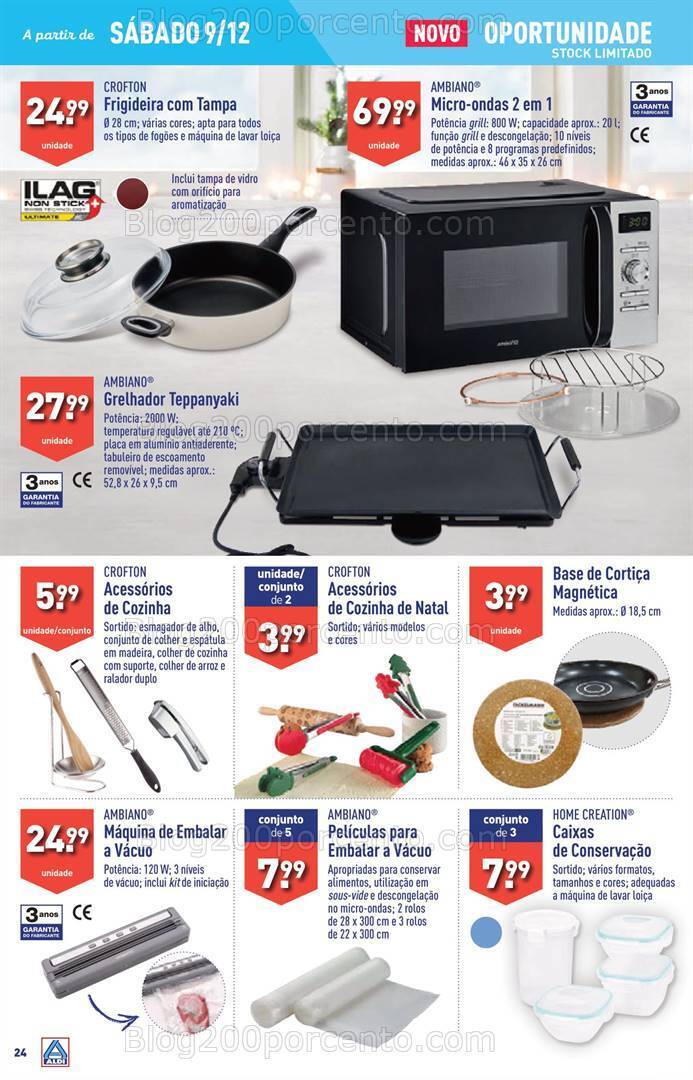 Antevisão Folheto ALDI Promoções de 6 a 12 dezembro