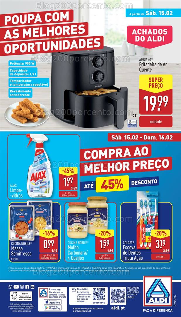 Antevisão Folheto ALDI Bazar Promoções a partir de 15 fevereiro