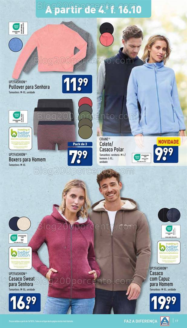 Antevisão Folheto ALDI Promoções de 16 a 22 outubro