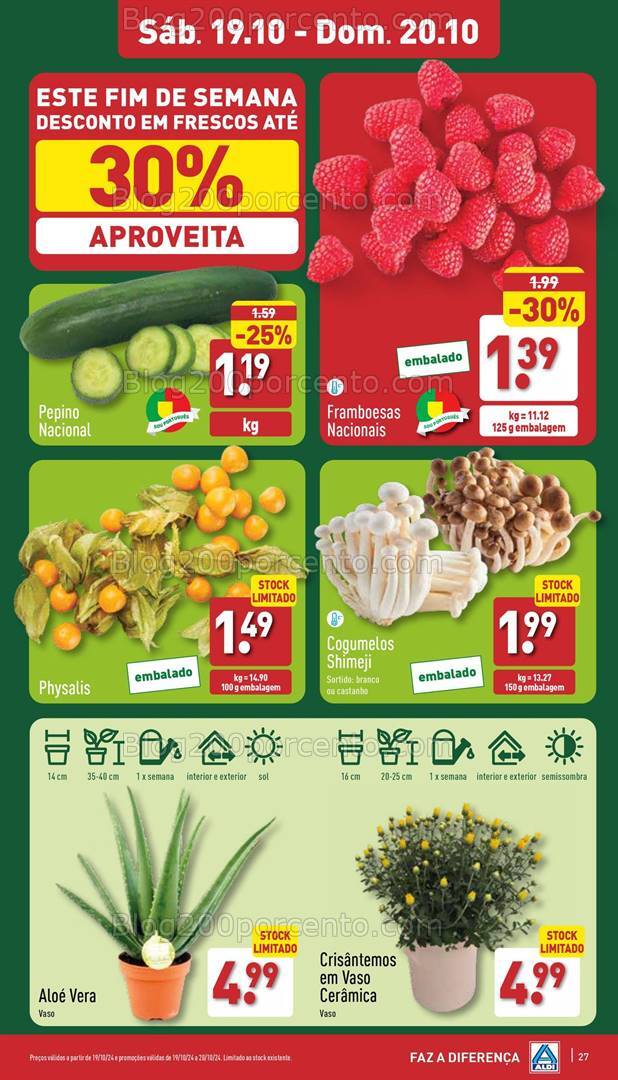 Antevisão Folheto ALDI Promoções de 16 a 22 outubro