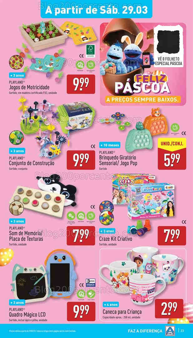 Antevisão Folheto ALDI Promoções Fim de Semana - 29 e 30 março