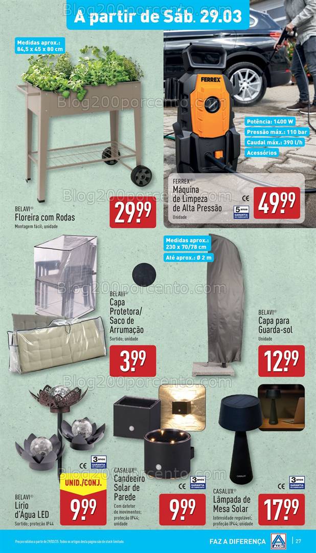 Antevisão Folheto ALDI Promoções Fim de Semana - 29 e 30 março