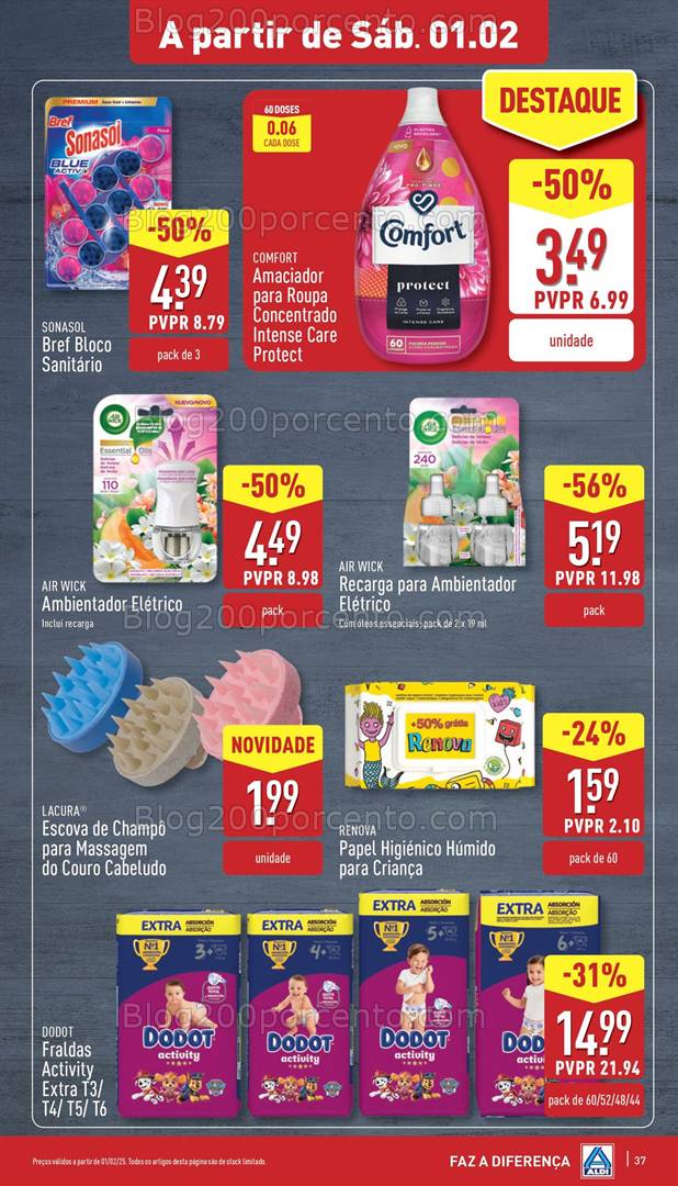 Antevisão Folheto ALDI Promoções Fim de Semana - 1 e 2 fevereiro