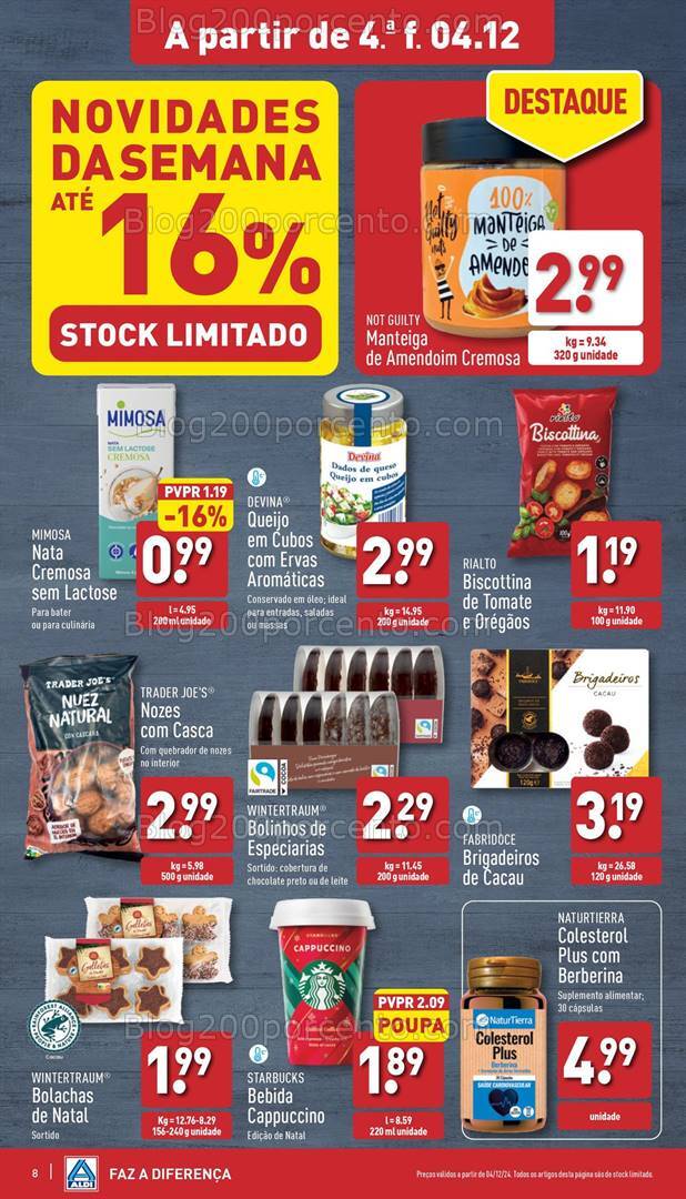 Antevisão Folheto ALDI Promoções de 4 a 10 dezembro