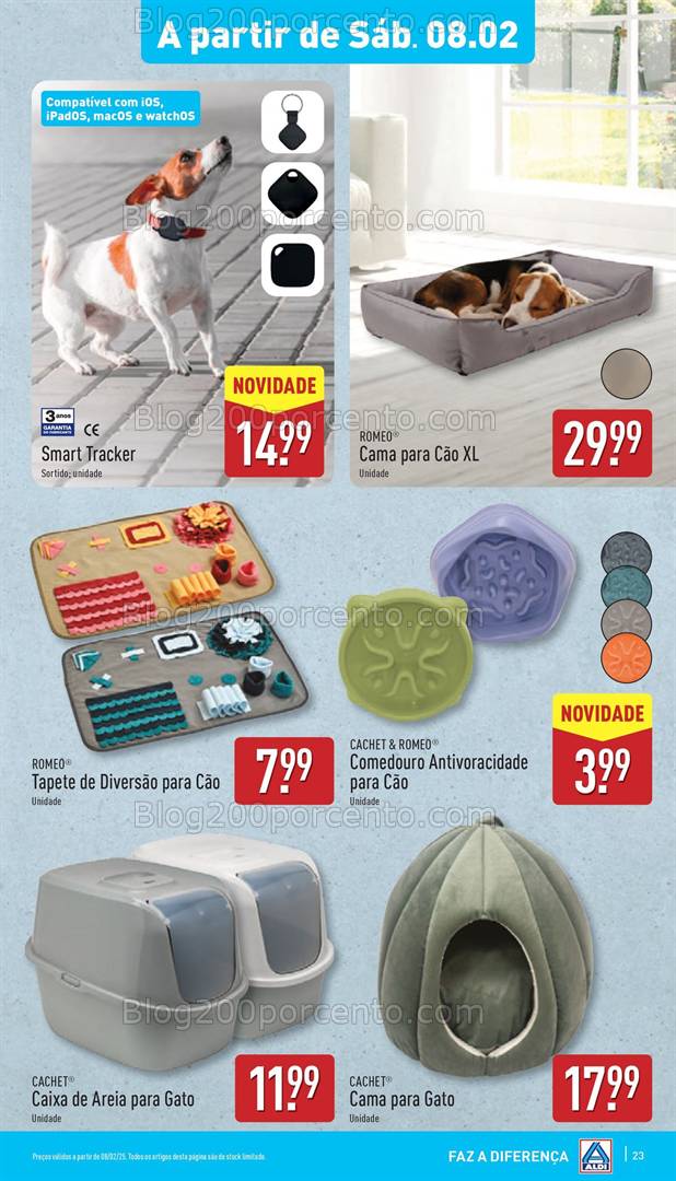 Antevisão Folheto ALDI Bazar Promoções a partir de 8 fevereiro