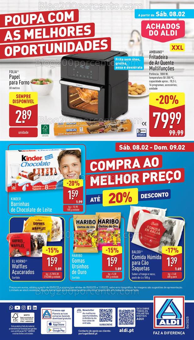 Antevisão Folheto ALDI Bazar Promoções a partir de 8 fevereiro
