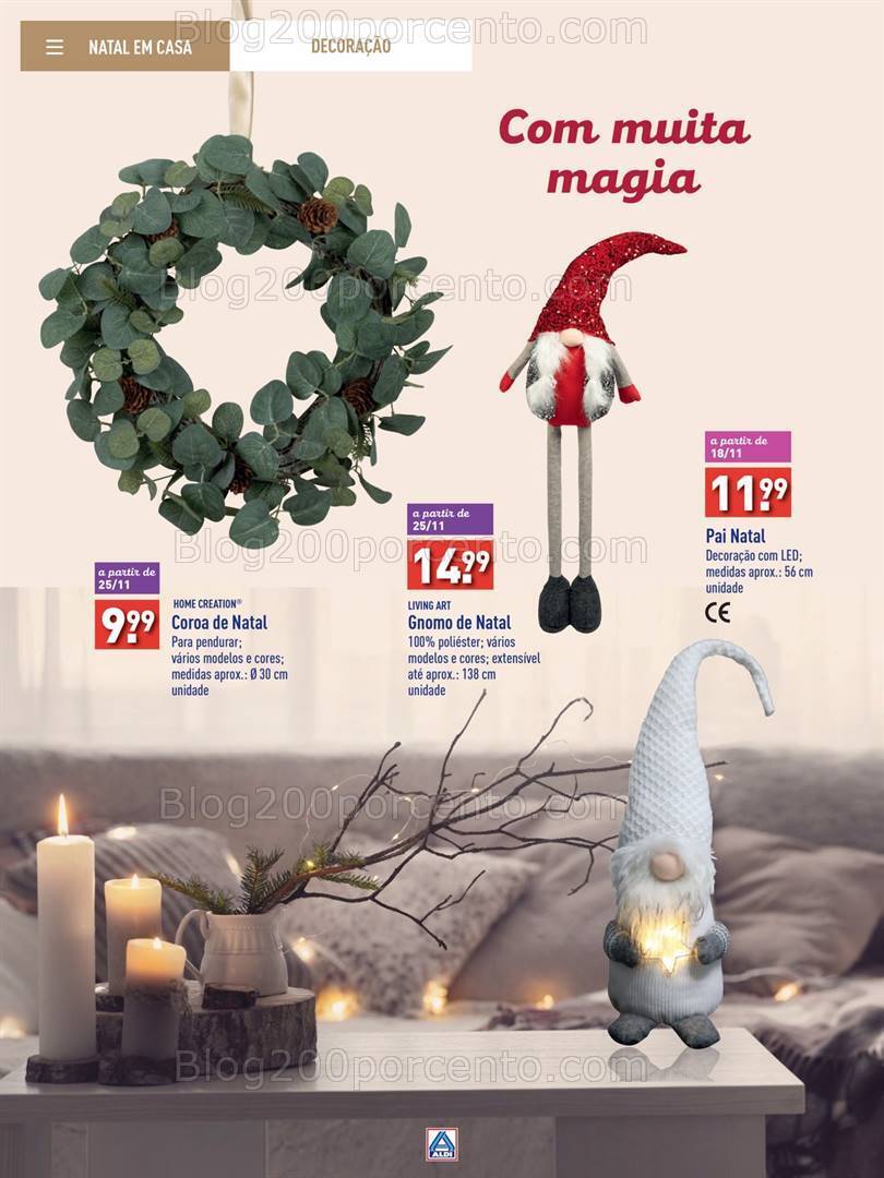 Antevisão Folheto ALDI Especial Natal Promoções a partir de 6 novembro