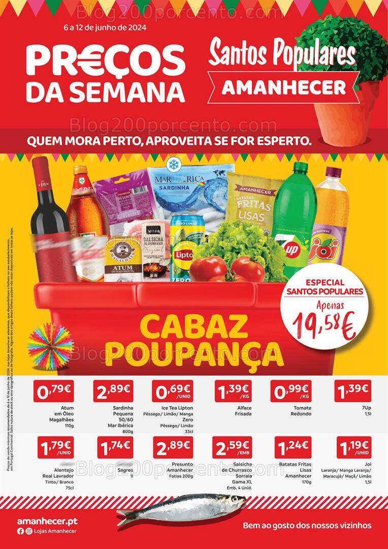 Antevisão Folheto AMANHECER Promoções de 6 a 12 junho