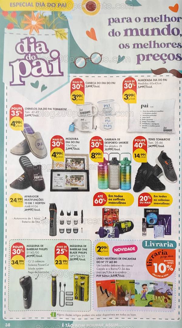 Antevisão Folheto PINGO DOCE Dia do Pai Promoções de 11 a 17 março