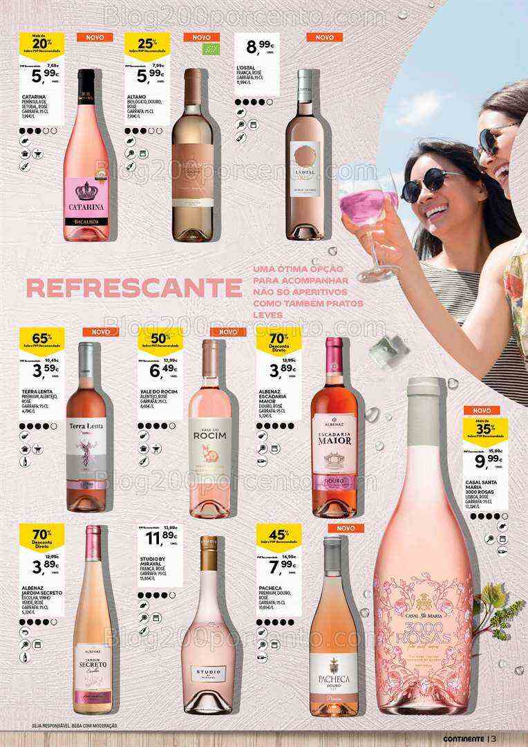 Antevisão Folheto CONTINENTE Vinhos e Aperitivos de 18 a 30 julho