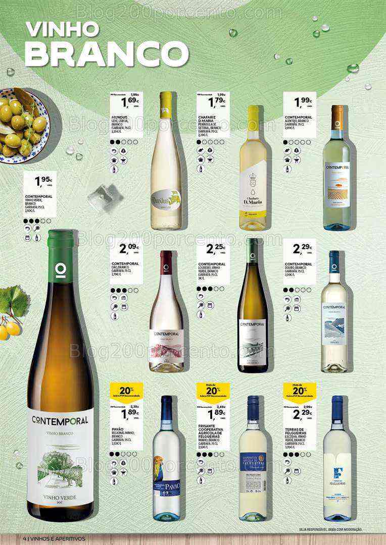 Antevisão Folheto CONTINENTE Vinhos e Aperitivos de 18 a 30 julho