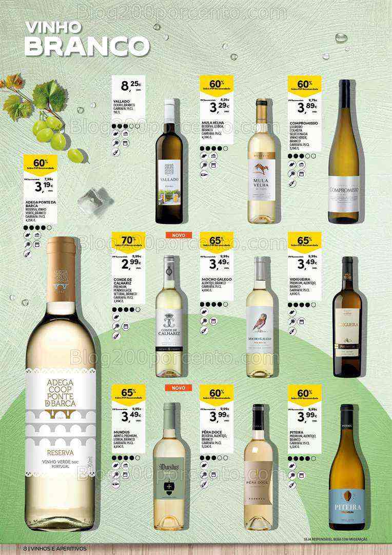 Antevisão Folheto CONTINENTE Vinhos e Aperitivos de 18 a 30 julho