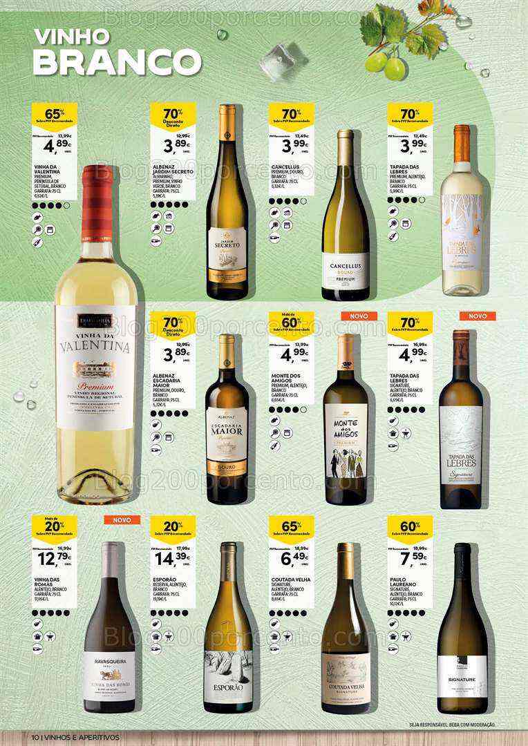 Antevisão Folheto CONTINENTE Vinhos e Aperitivos de 18 a 30 julho
