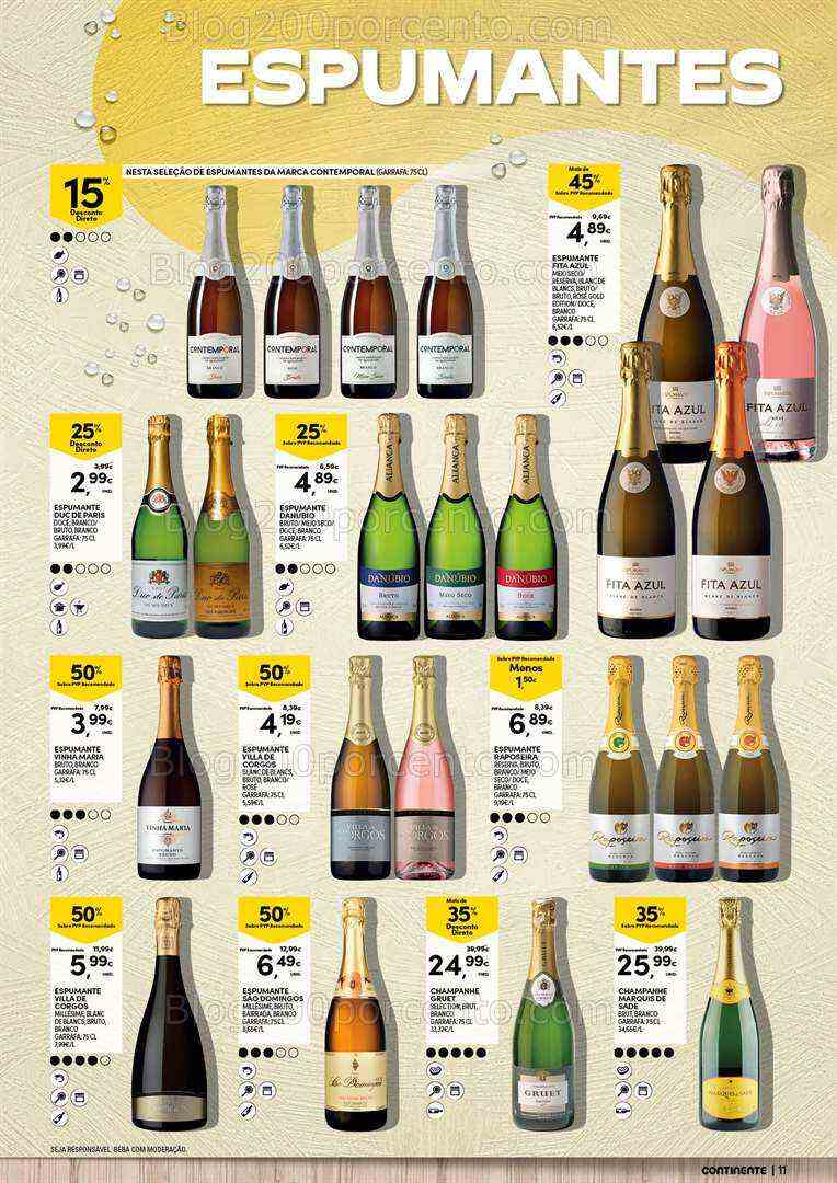 Antevisão Folheto CONTINENTE Vinhos e Aperitivos de 18 a 30 julho