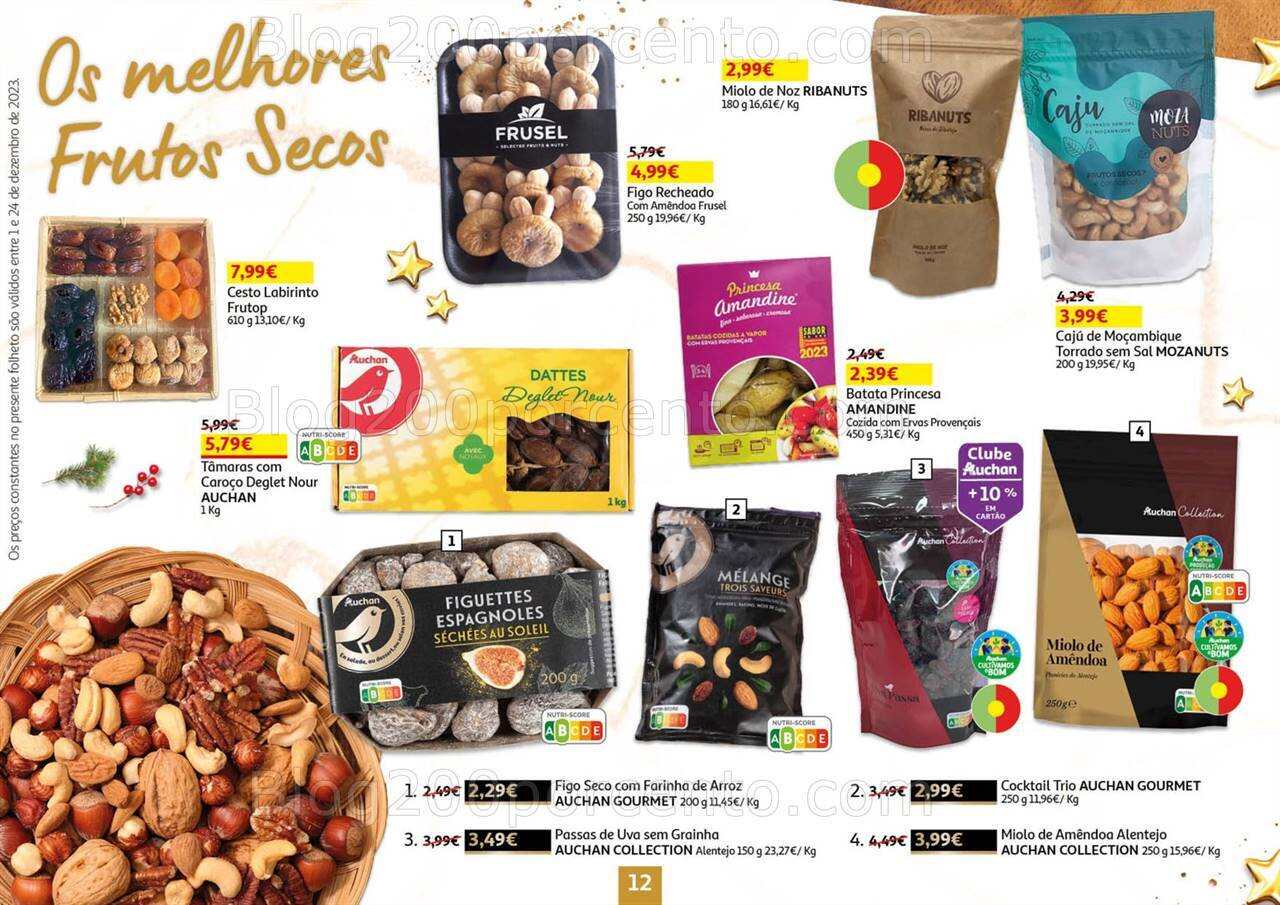 Antevisão Folheto AUCHAN Especial Natal Promoções de 1 a 24 dezembro