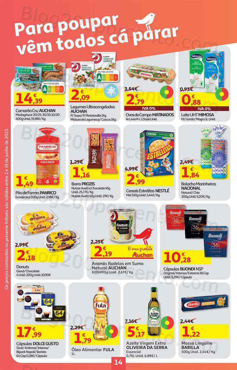 Antevisão Folheto AUCHAN Promoções + Verão de 2 a 19 junho