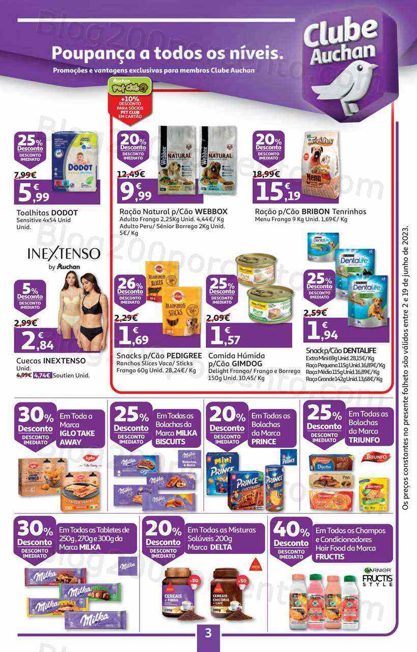 Antevisão Folheto AUCHAN Promoções + Verão de 2 a 19 junho