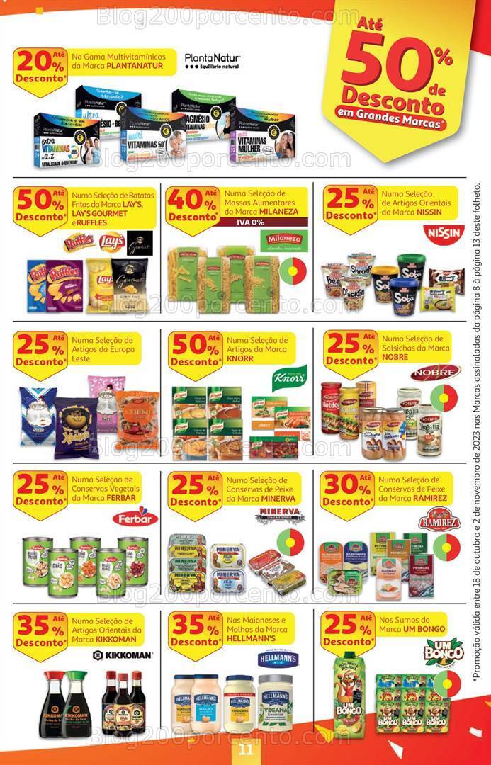 Antevisão Folheto AUCHAN Promoções de 18 outubro a 2 novembro