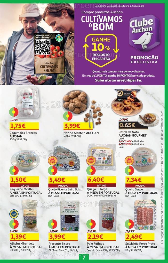 Antevisão Folheto AUCHAN Promoções de 18 outubro a 2 novembro