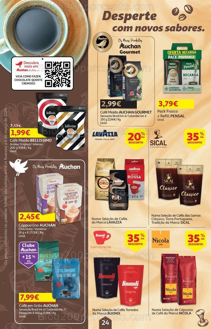 Antevisão Folheto AUCHAN Promoções de 14 fevereiro a 6 março