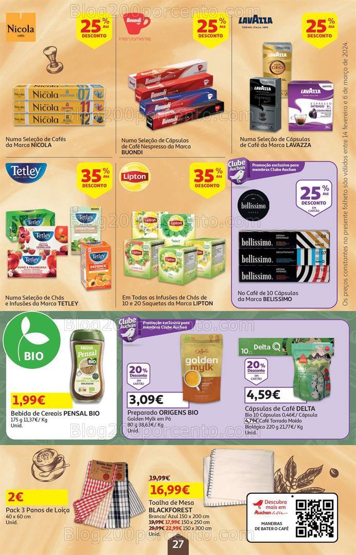 Antevisão Folheto AUCHAN Promoções de 14 fevereiro a 6 março