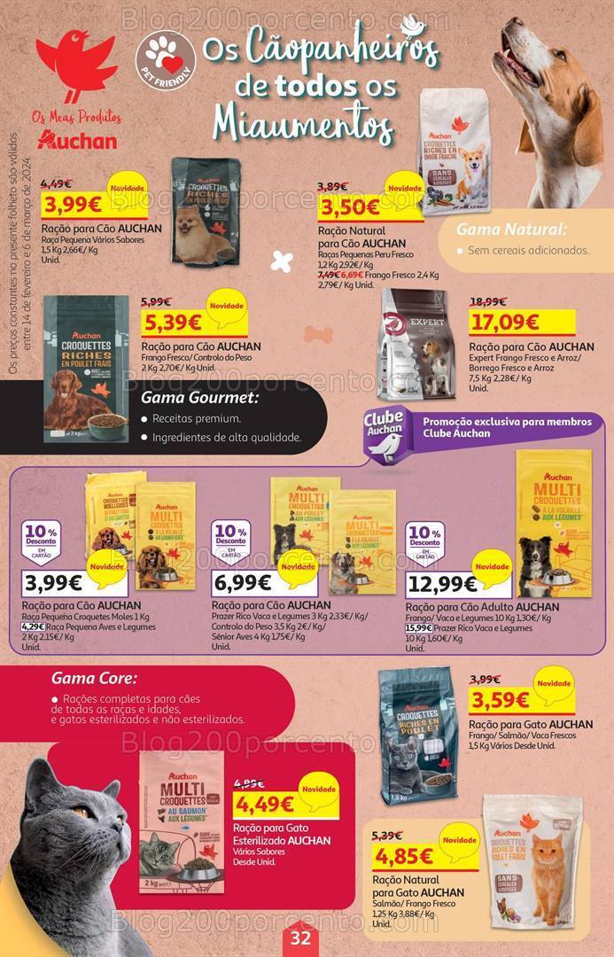 Antevisão Folheto AUCHAN Promoções de 14 fevereiro a 6 março