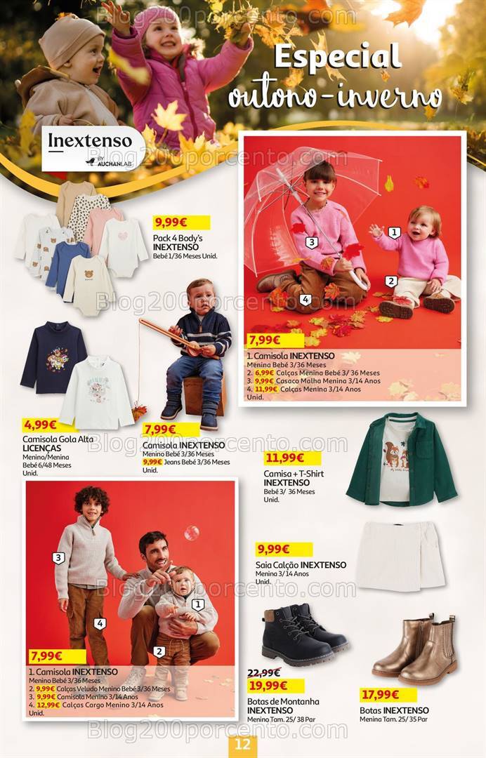 Antevisão Folheto AUCHAN Promoções de 3 a 16 outubro