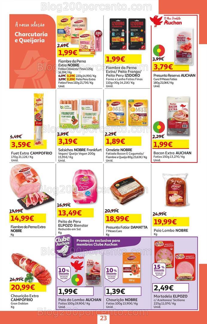 Antevisão Folheto AUCHAN Promoções de 3 a 16 outubro