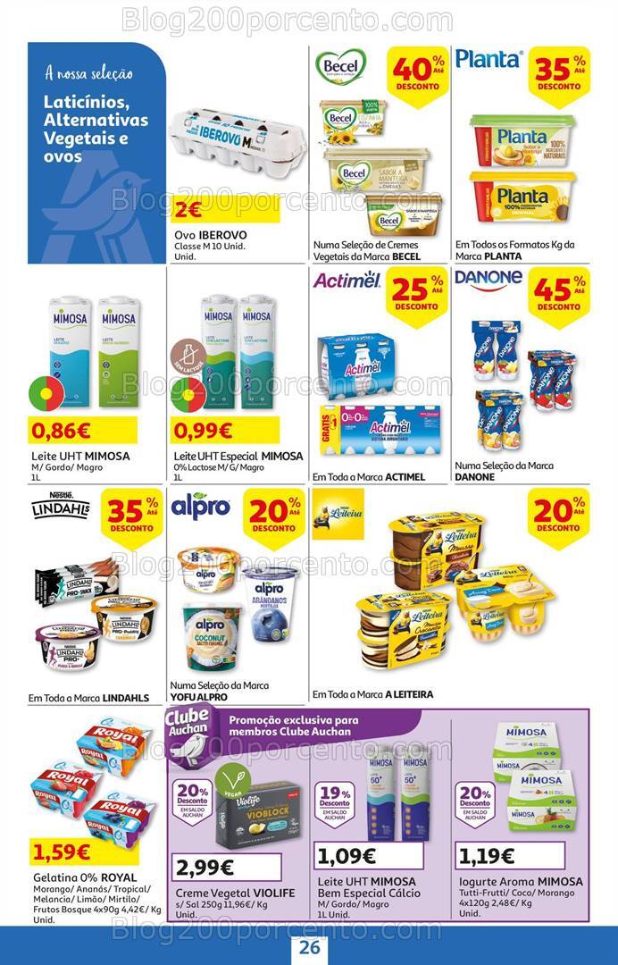 Antevisão Folheto AUCHAN Promoções de 3 a 16 outubro