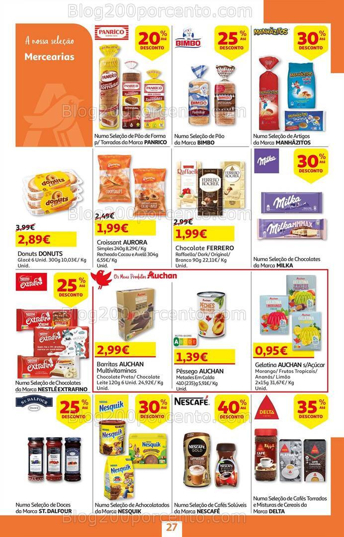 Antevisão Folheto AUCHAN Promoções de 3 a 16 outubro
