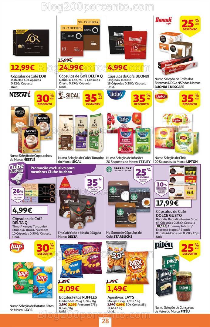 Antevisão Folheto AUCHAN Promoções de 3 a 16 outubro