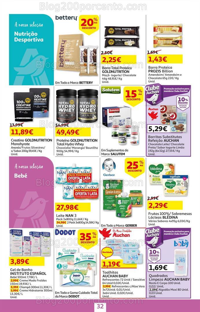 Antevisão Folheto AUCHAN Promoções de 3 a 16 outubro