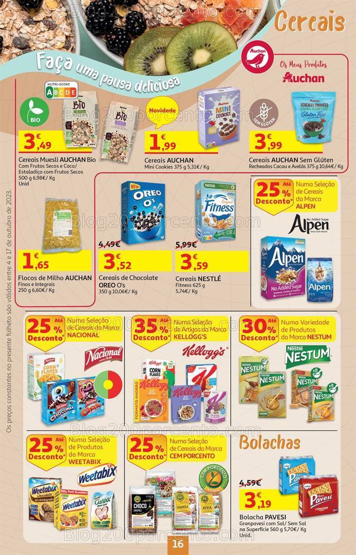 Antevisão Folheto AUCHAN 25 Dias Promoções de 4 a 17 outubro
