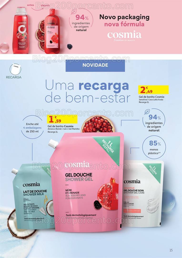 Antevisão Folheto AUCHAN Cosmia Promoções de 4 setembro a 31 dezembro