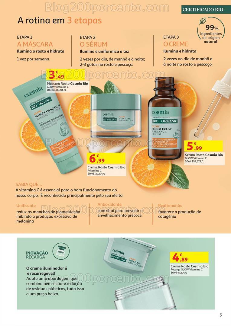 Antevisão Folheto AUCHAN Cosmia Promoções de 4 setembro a 31 dezembro