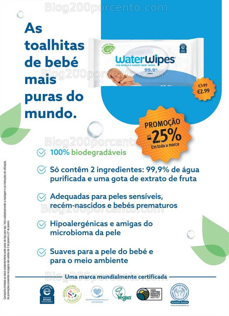 Antevisão Folheto AUCHAN Saúde e Bem-Estar Bebé Promoções de 27 dezembro a 27 janeiro