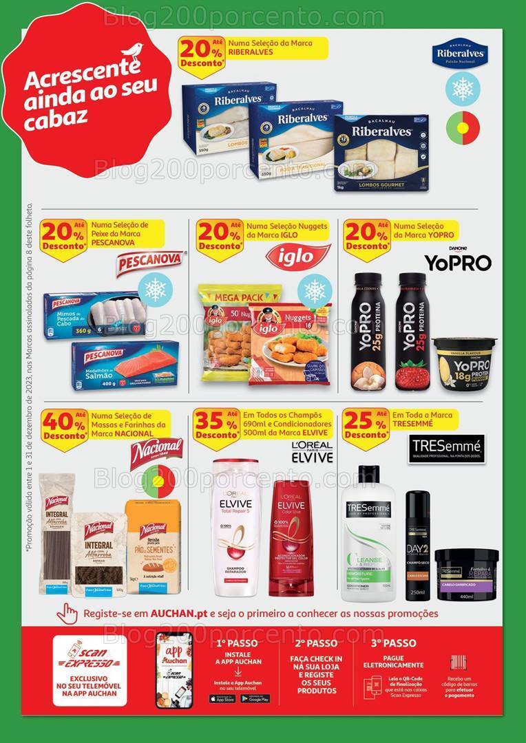 Antevisão Folheto AUCHAN Cabaz Poupança Dezembro Promoções de 1 a 31 dezembro