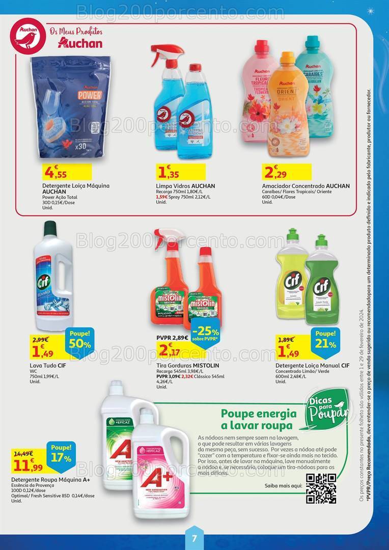 Antevisão Folheto AUCHAN Cabaz Poupança Promoções de 1 a 29 fevereiro