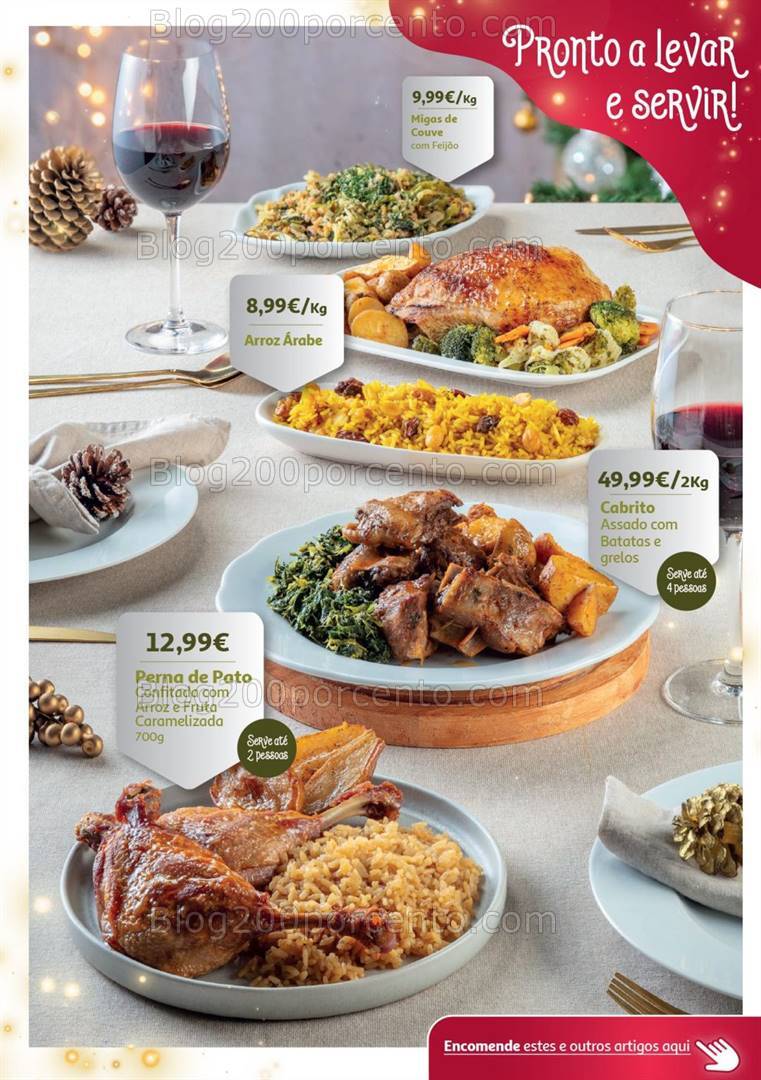 Antevisão Folheto AUCHAN Encomendas de Natal e Ano Novo até 26 dezembro