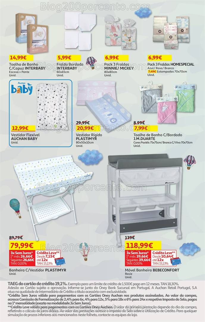 Antevisão Folheto AUCHAN Feira do Bebé Promoções de 29 janeiro a 12 fevereiro