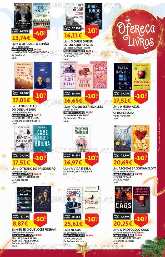 Antevisão Folheto AUCHAN Bazar Promoções de 1 a 18 novembro