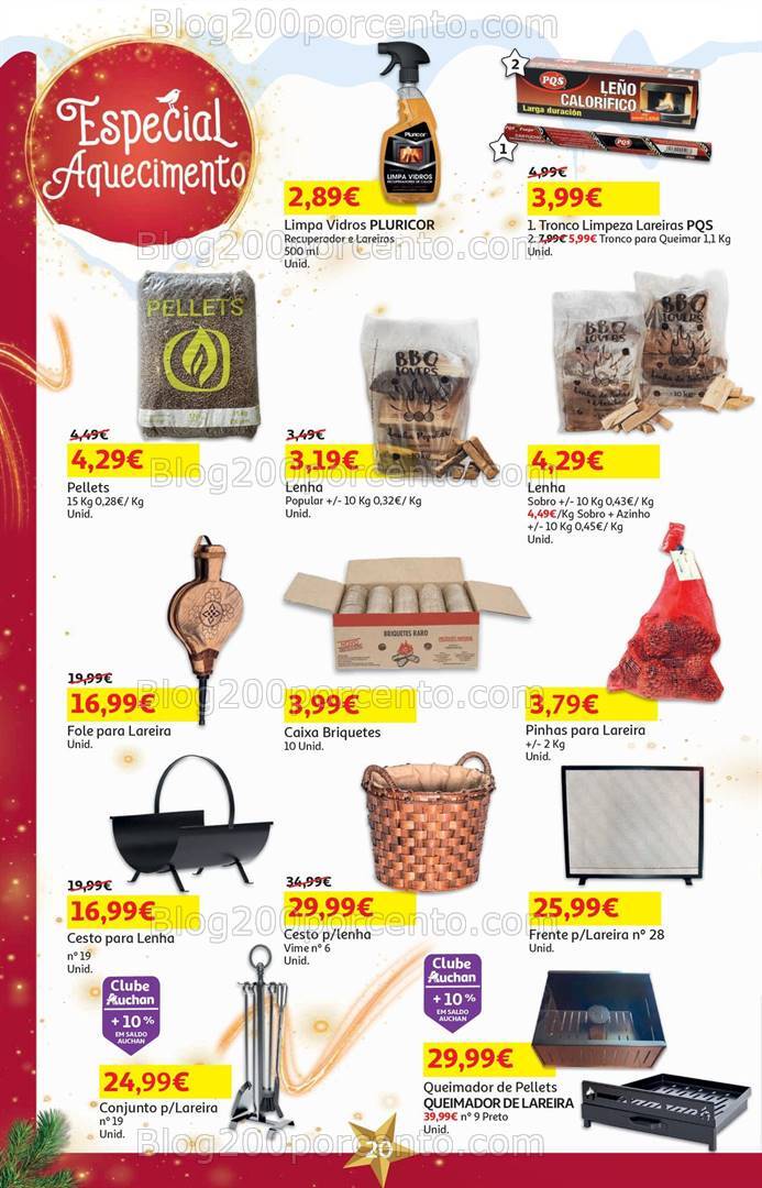 Antevisão Folheto AUCHAN Bazar Promoções de 1 a 18 novembro