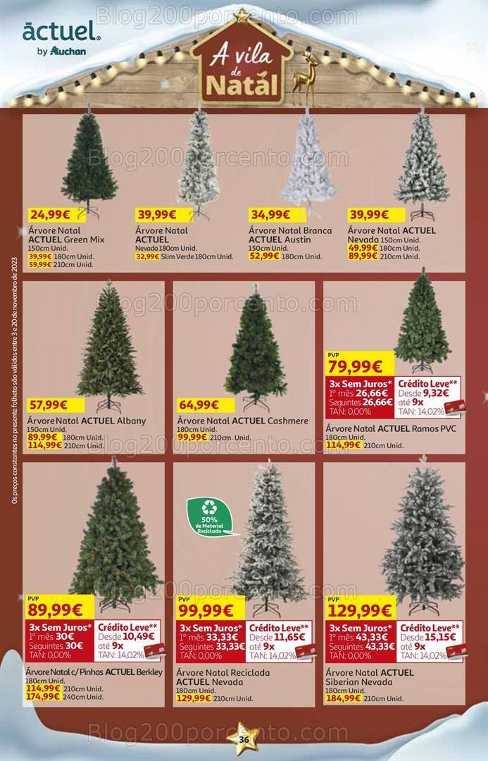 Antevisão Folheto AUCHAN Natal + Promoções de 3 a 20 novembro