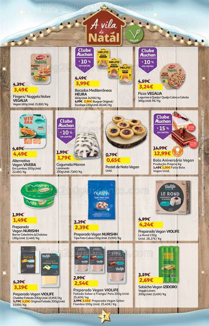 Antevisão Folheto AUCHAN Natal + Promoções de 3 a 20 novembro