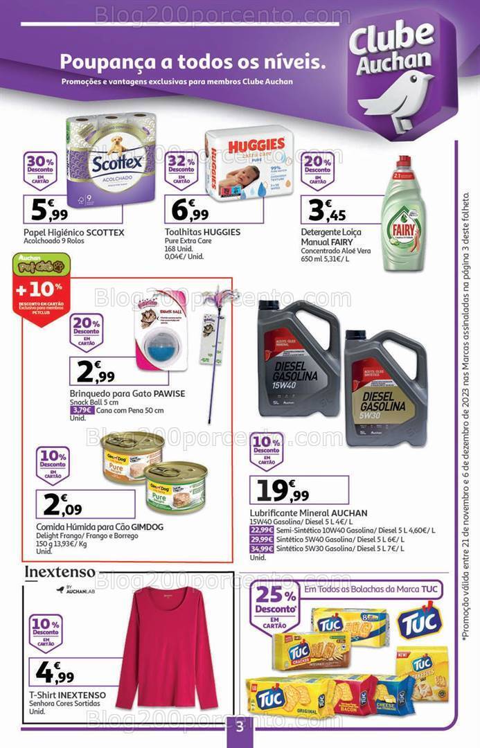 Antevisão Folheto AUCHAN Presentes de Natal + Promoções de 21 novembro a 6 dezembro